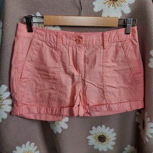 LOFT: Creamsicle Orange Cargo Shorts